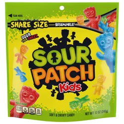 SOUR PATCH KIDS Soft & Chewy Candy, Share Size, 12 oz