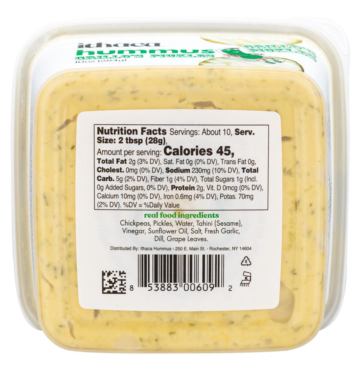 slide 8 of 9, Ithaca Lemon Dill Hummus, 10 oz