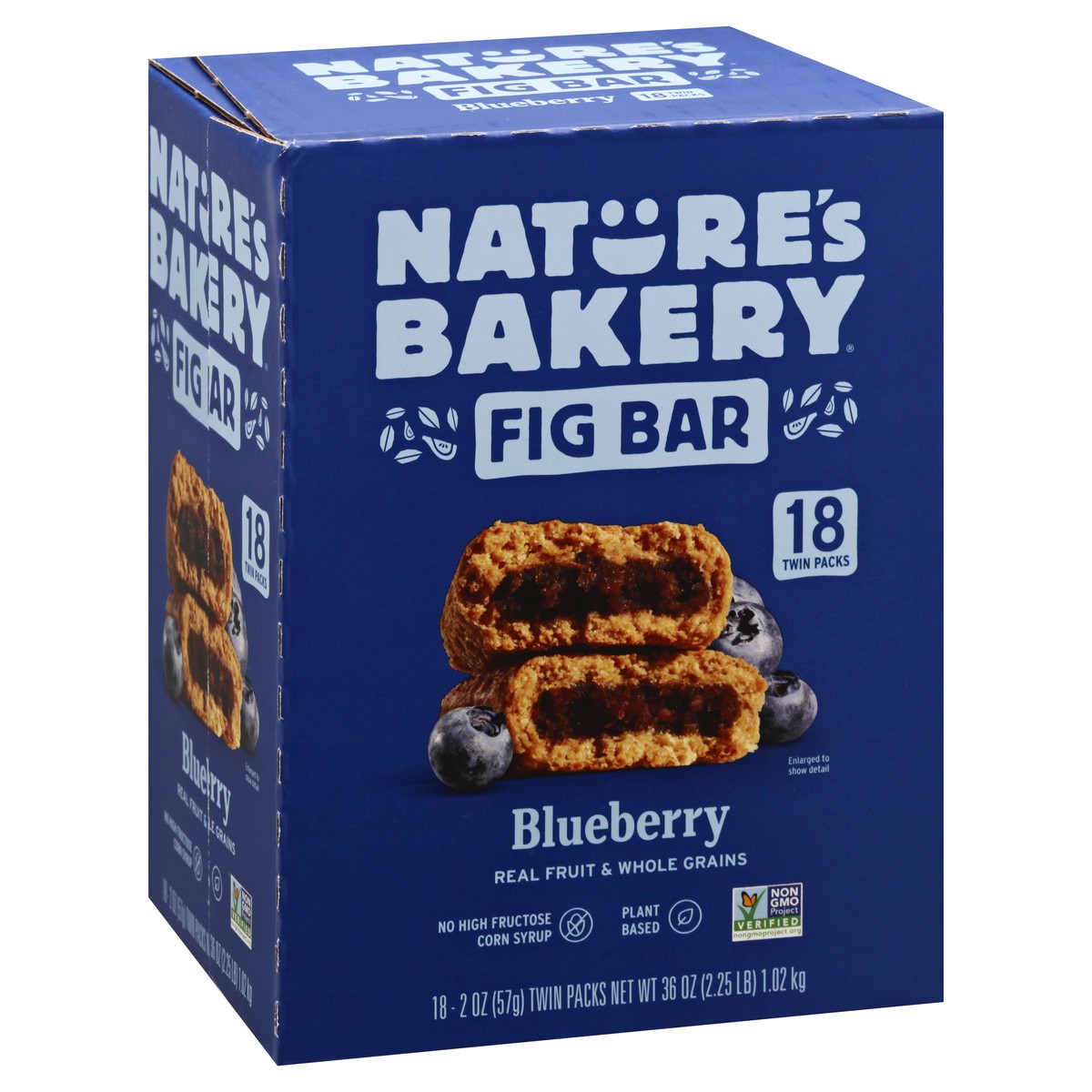 slide 2 of 9, Nature's Bakery Twin Packs Blueberry Fig Bar 18 ea, 36 oz