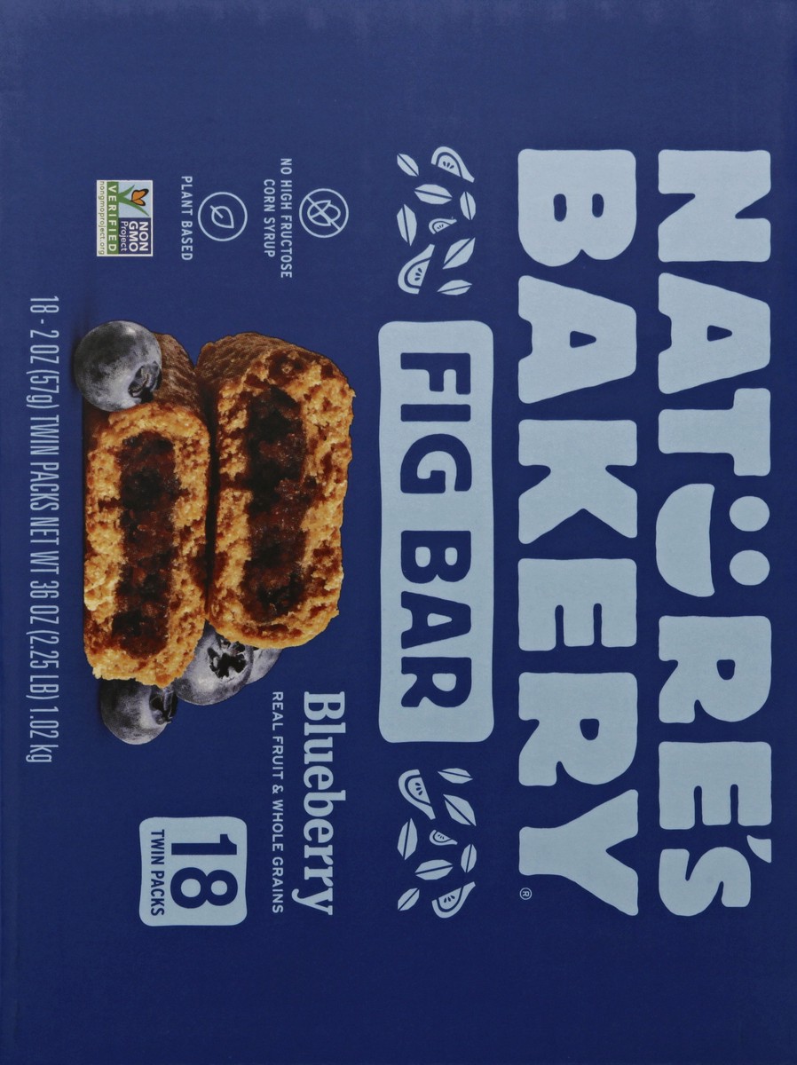 slide 5 of 9, Nature's Bakery Twin Packs Blueberry Fig Bar 18 ea, 36 oz
