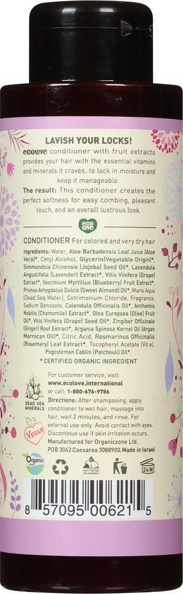 slide 5 of 9, ecoLove Purple Fruit Extracts Conditioner For Colored & Very Dry Hair, 17.6 oz