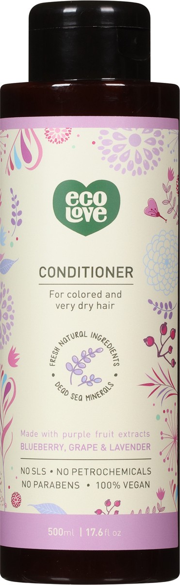 slide 6 of 9, ecoLove Purple Fruit Extracts Conditioner For Colored & Very Dry Hair, 17.6 oz