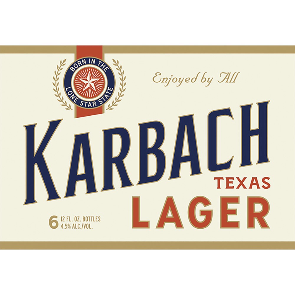 slide 1 of 1, Karbach Texas Lager Bottle, 12 oz