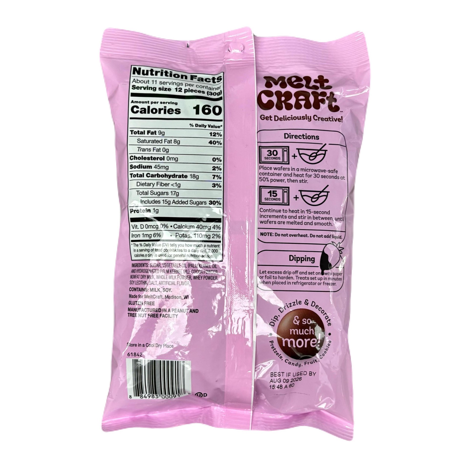 slide 2 of 3, Melt Craft Cocoa Candy Wafers, 12 oz