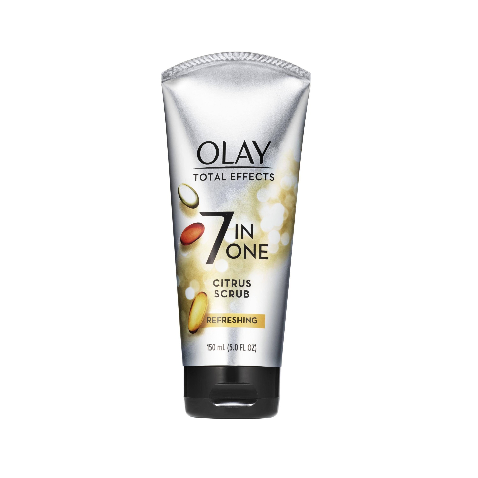 slide 1 of 4, Olay Total Effects Refreshing Citrus Scrub Face Wash, 5 oz