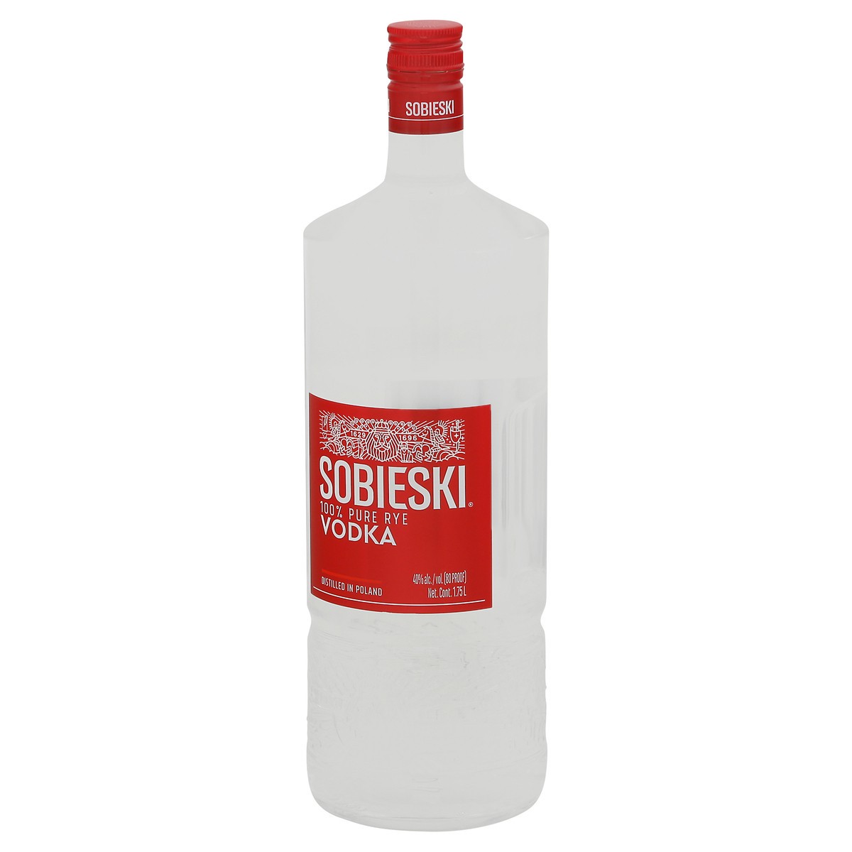 slide 3 of 9, Sobieski 100% Pure Rye Vodka 1.75 l, 1.75 liter