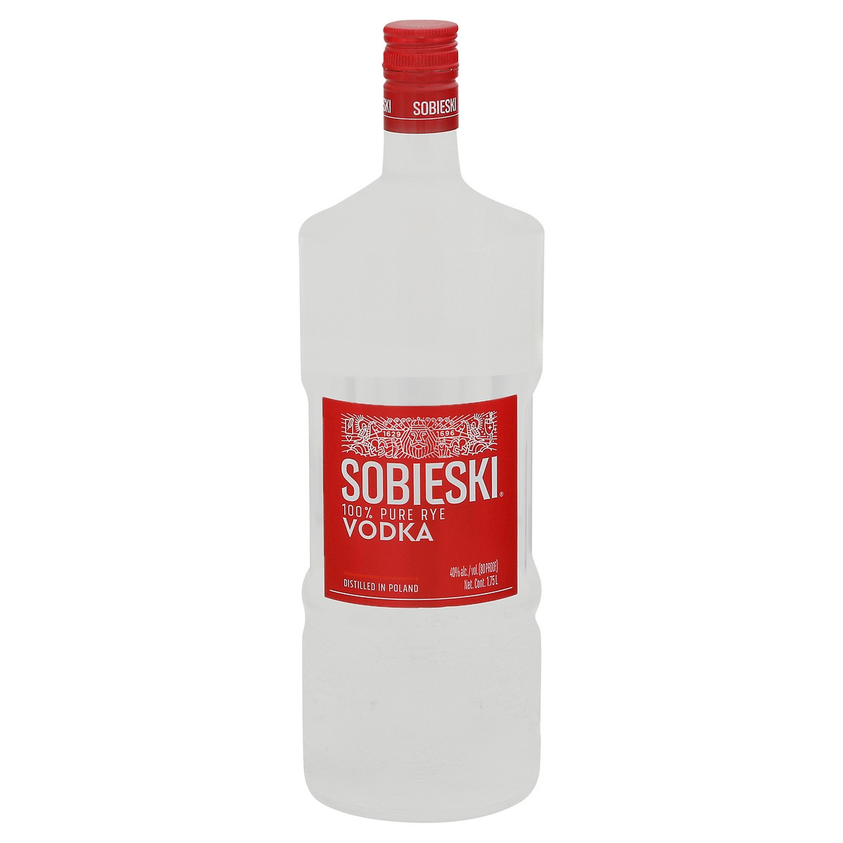 slide 1 of 9, Sobieski 100% Pure Rye Vodka 1.75 l, 1.75 liter