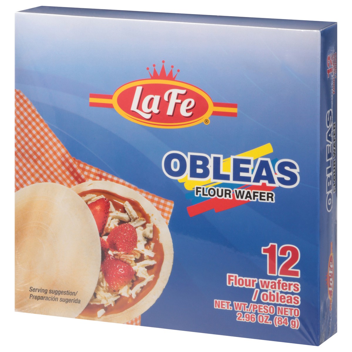 slide 11 of 13, La Fe Obleas Flour Wafer 12 ea, 12 ct