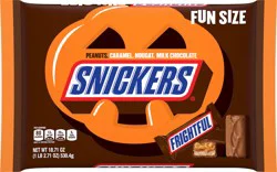 SNICKERS Fun Size Milk Chocolate Halloween Candy Bars, (18.71oz) Bulk Jumbo Bag