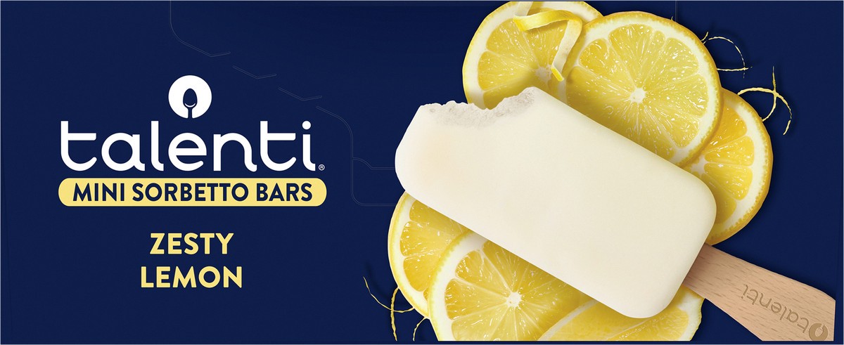 slide 2 of 14, Talenti Mini Sorbetto Fruit Bars Zesty Lemon, 6 ct