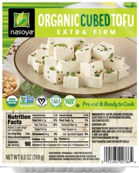 Nasoya Organic Cubed Extra Firm Tofu, 9.5 oz
