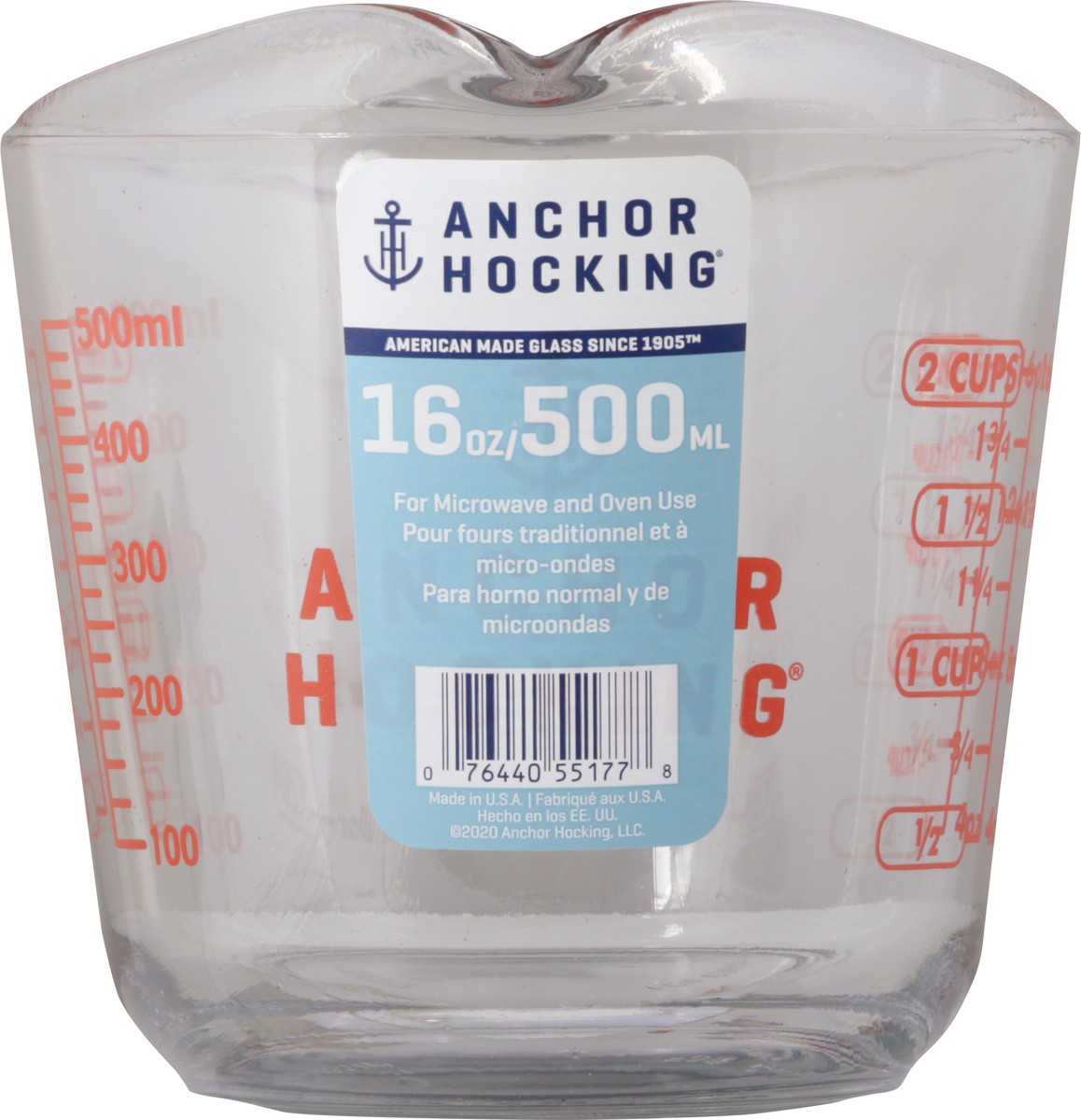 slide 1 of 12, Anchor Hocking 16 oz Measuring Cup 1 Each, 1 ct