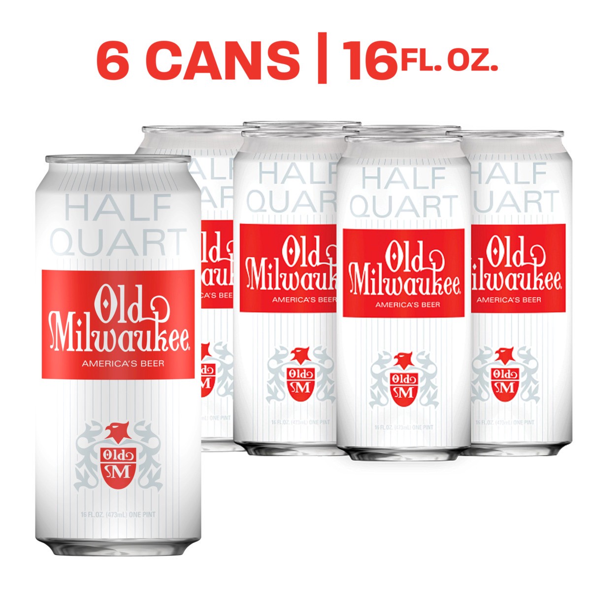 slide 1 of 5, Pabst Old Milwaukee Beer, 6 pack, 16 fl oz Aluminum Cans, 4.6% ABV, Domestic Lager, 6 ct