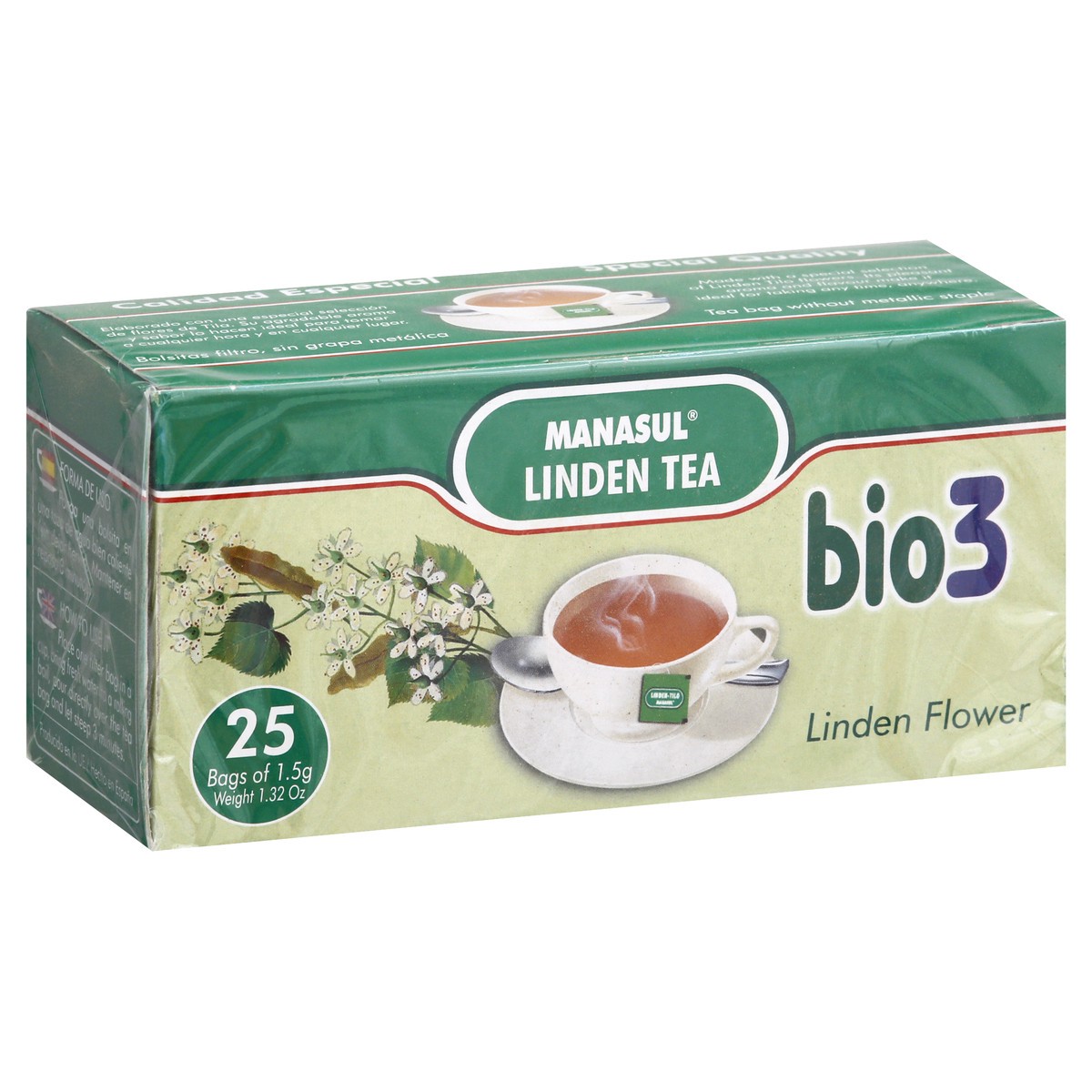 slide 6 of 9, Manasul Te De Tilo (Linden Flower Tea Bags) - 25 ct, 25 ct