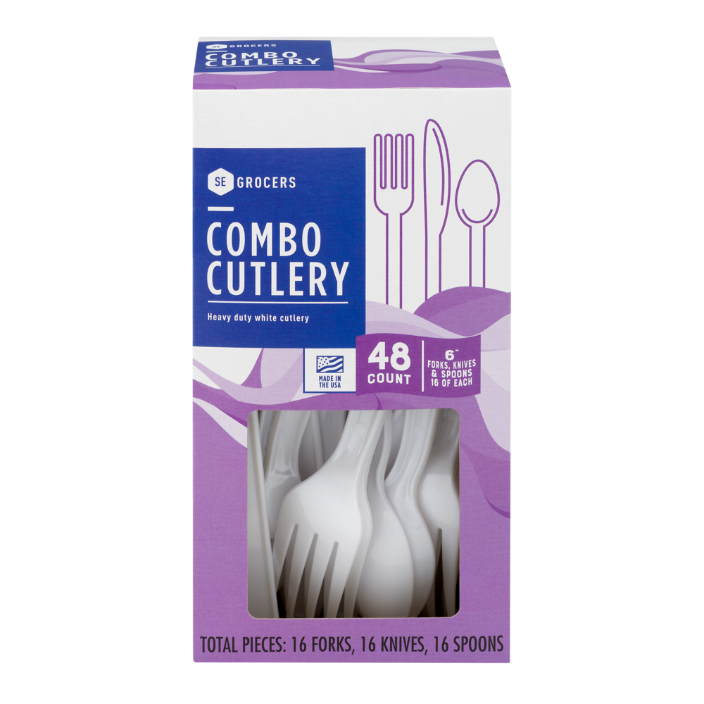 slide 1 of 1, SE Grocers Combo Cutlery, 48 ct