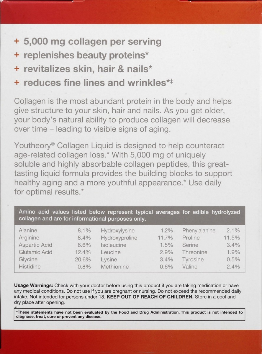 slide 7 of 9, Youtheory Collagen Liquid Packets (Natural Berry), 12 ct., 12 ct