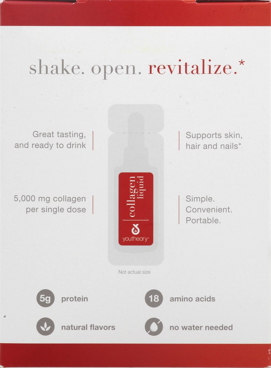 slide 4 of 9, Youtheory Collagen Liquid Packets (Natural Berry), 12 ct., 12 ct