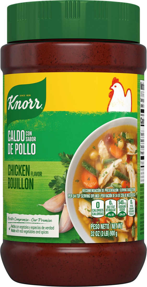 slide 5 of 13, Knorr Granulated Chicken Flavor Bouillon Chicken Bouillon, 2.0 lb, 2 lb