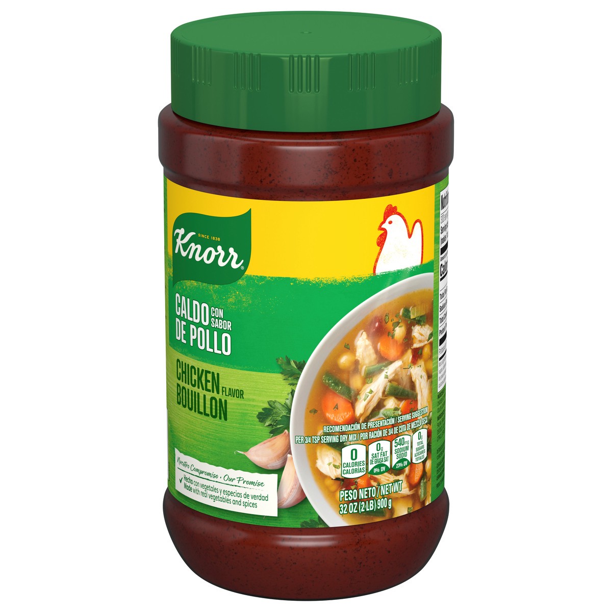 slide 8 of 13, Knorr Granulated Chicken Flavor Bouillon Chicken Bouillon, 2.0 lb, 2 lb