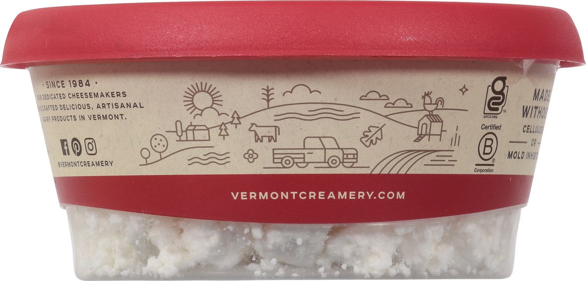slide 8 of 14, Vermont Creamery Crumbled Classic Chevre Goat Cheese 4 oz, 4 oz