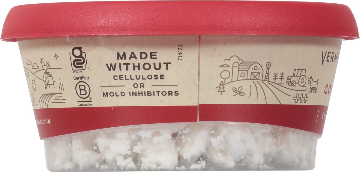 slide 10 of 14, Vermont Creamery Crumbled Classic Chevre Goat Cheese 4 oz, 4 oz
