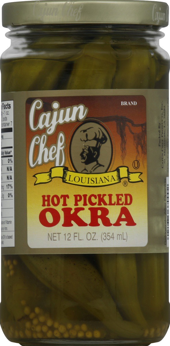 slide 2 of 2, Cajun Chef Okra 12 oz, 12 oz