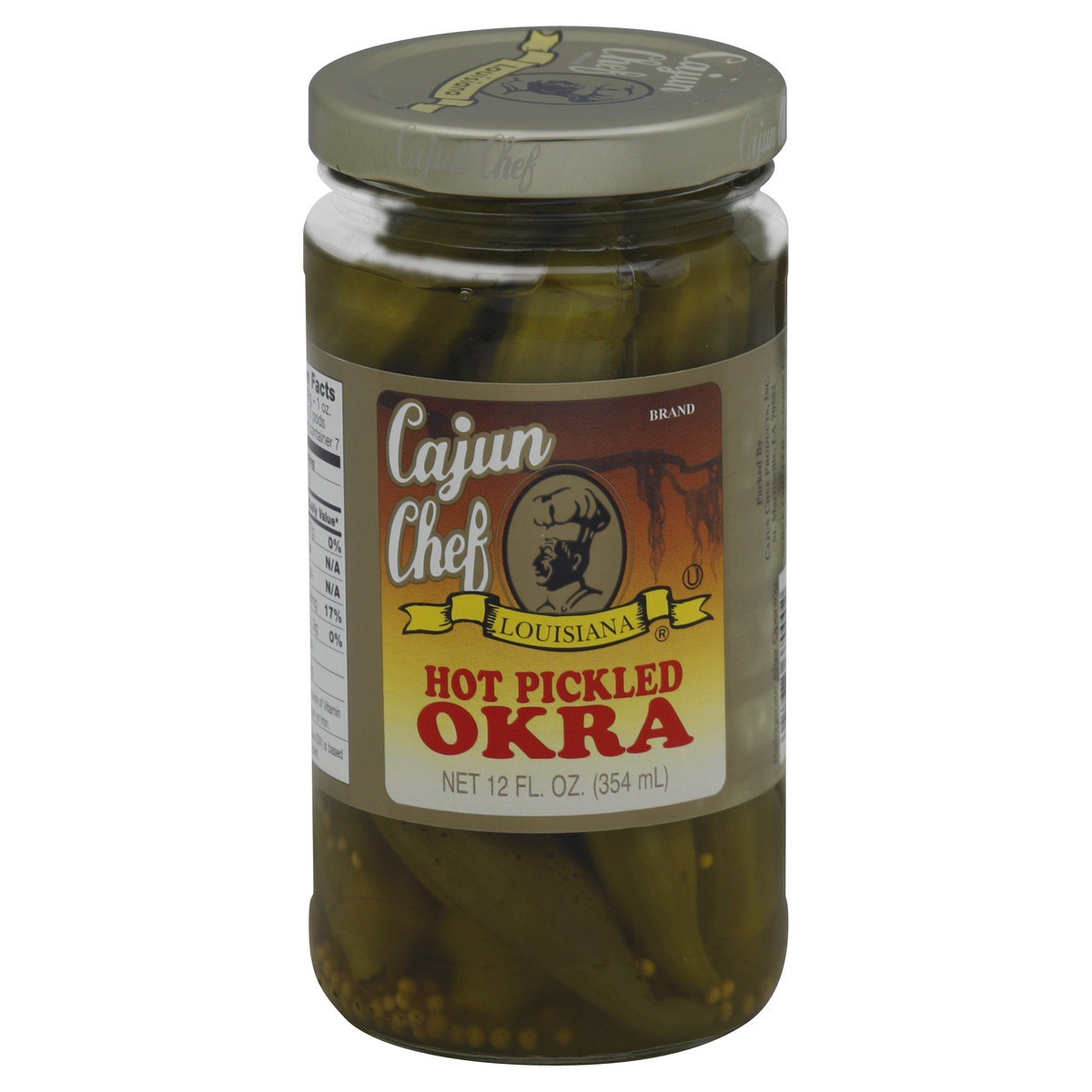 slide 1 of 2, Cajun Chef Okra 12 oz, 12 oz