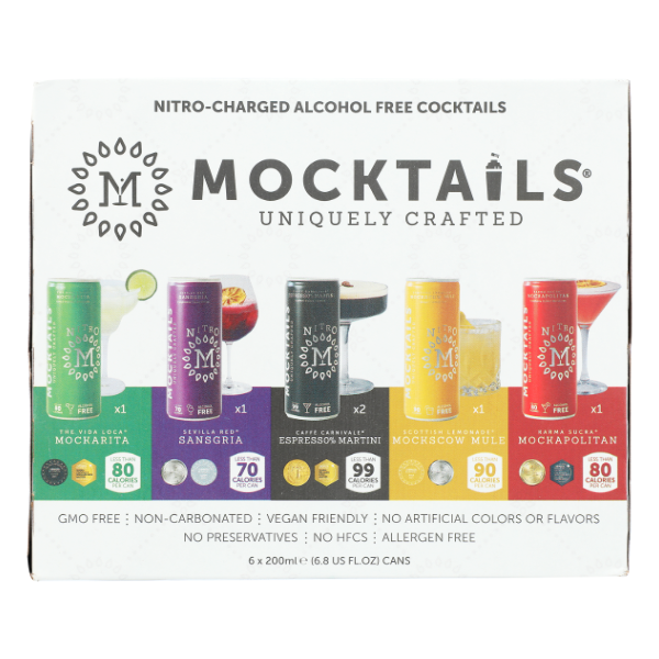 slide 1 of 1, Mocktail Alcohol Free Coc Mocktail Na Nitro Vrtypk 40.800 Fo, 6 ct; 6 oz