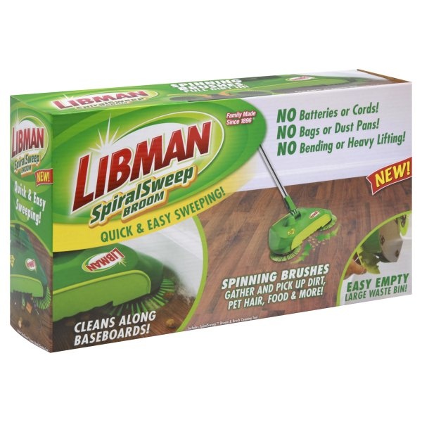 slide 1 of 1, Libman Spiralsweep Broom, 1 ct