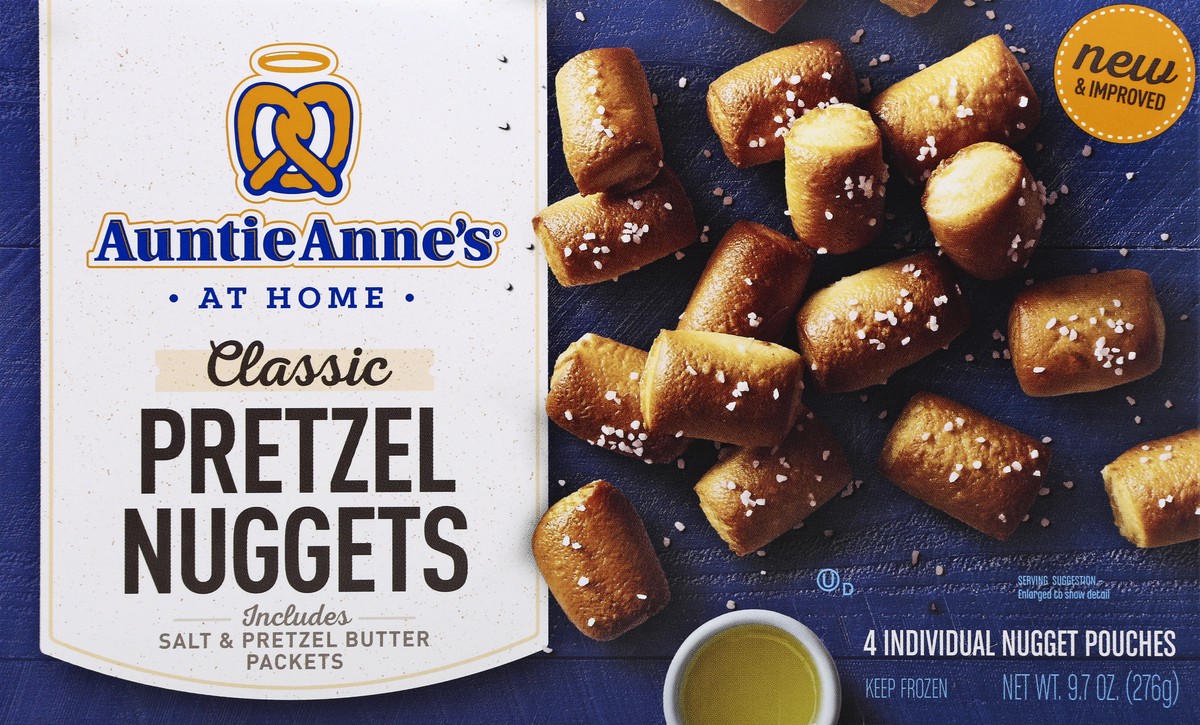 slide 2 of 10, Auntie Anne's Classic Pretzel Nuggets 4 ea, 3 pk; 8 ct