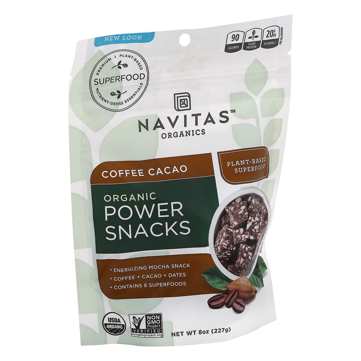 slide 7 of 13, Navitas Organic Coffee Cacao Power Snacks 8 oz, 8 oz