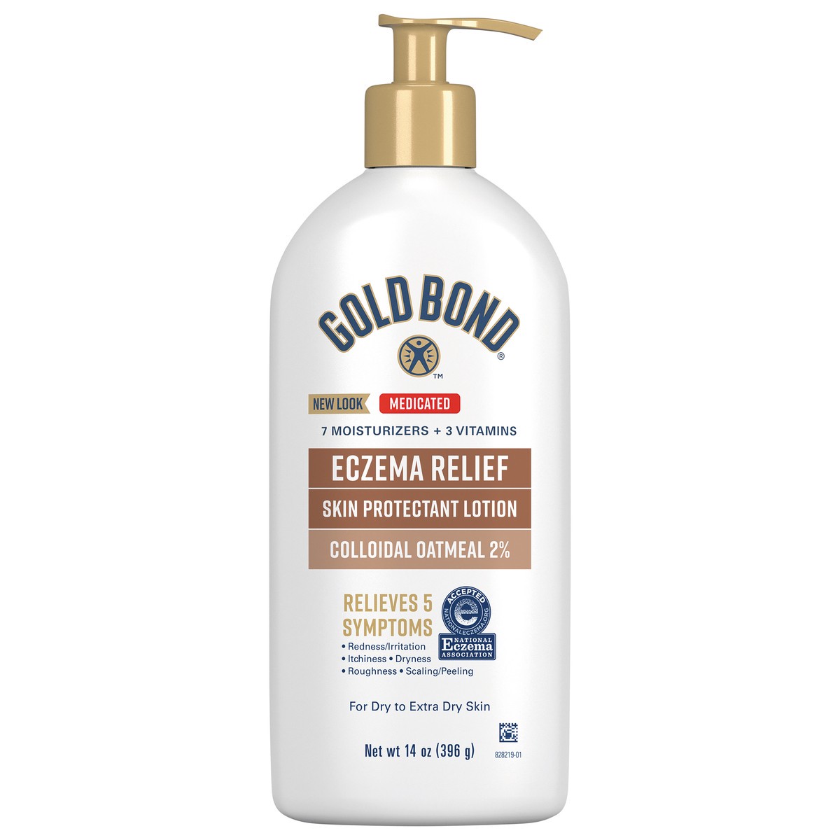 slide 1 of 5, Gold Bond Ultimate Eczema Relief Lotion (14 Oz), 14 oz