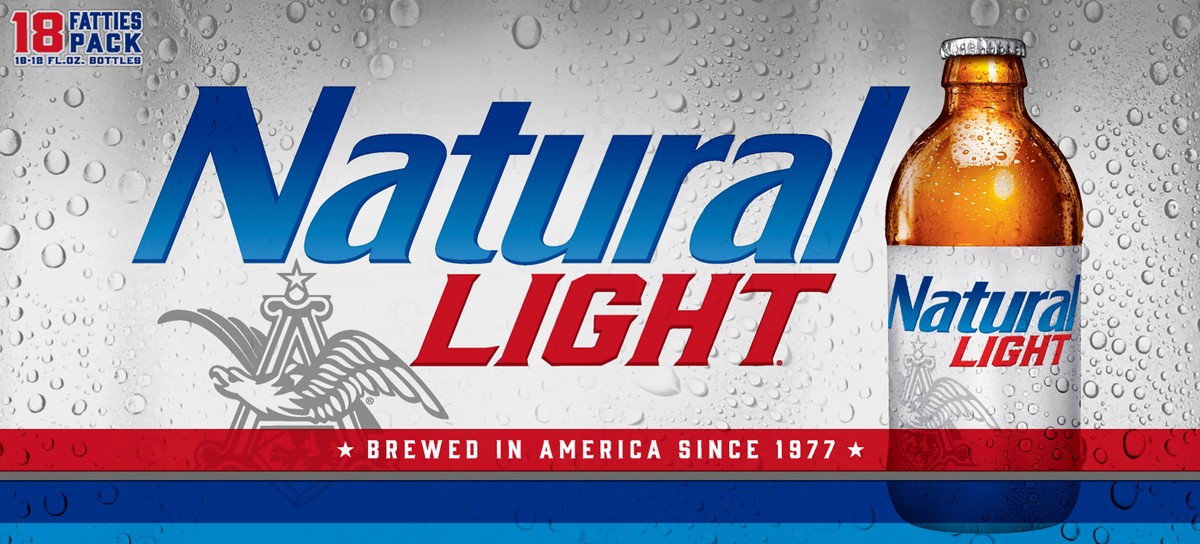 slide 6 of 6, Natural Light Fatties Pack Beer 18 ea, 18 ct