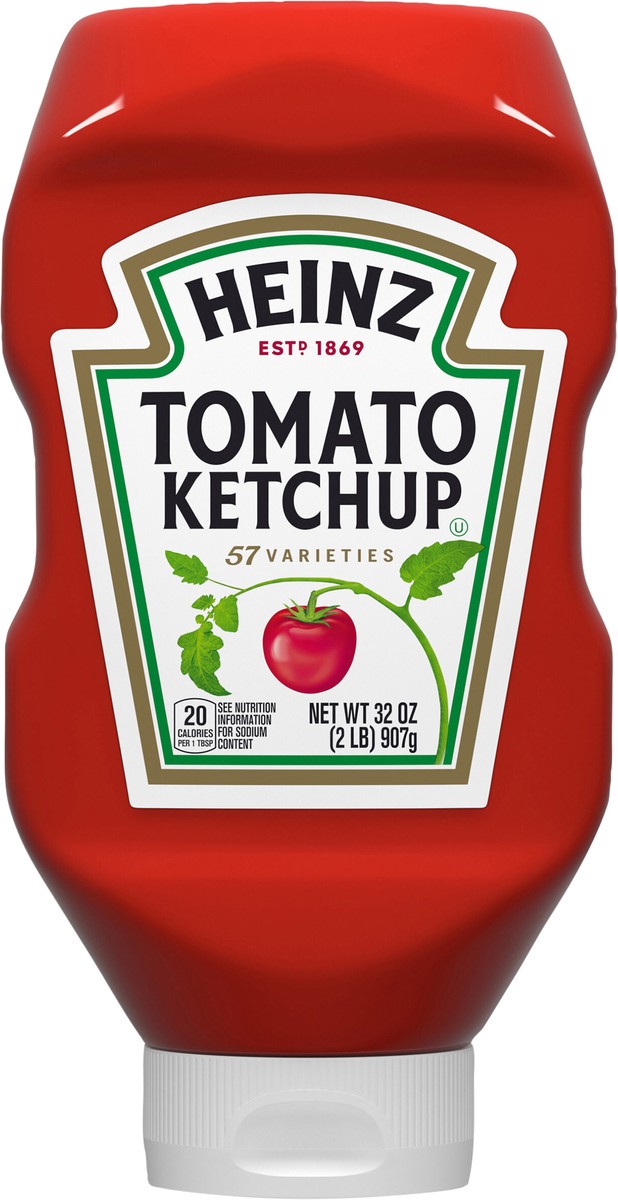 slide 3 of 9, Heinz Tomato Ketchup, 32 oz Bottle, 32 oz