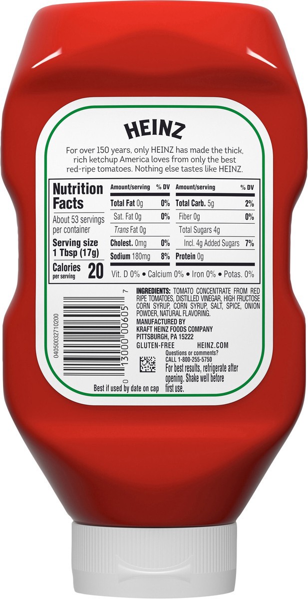 slide 5 of 9, Heinz Tomato Ketchup 32 oz Bottle, 32 oz
