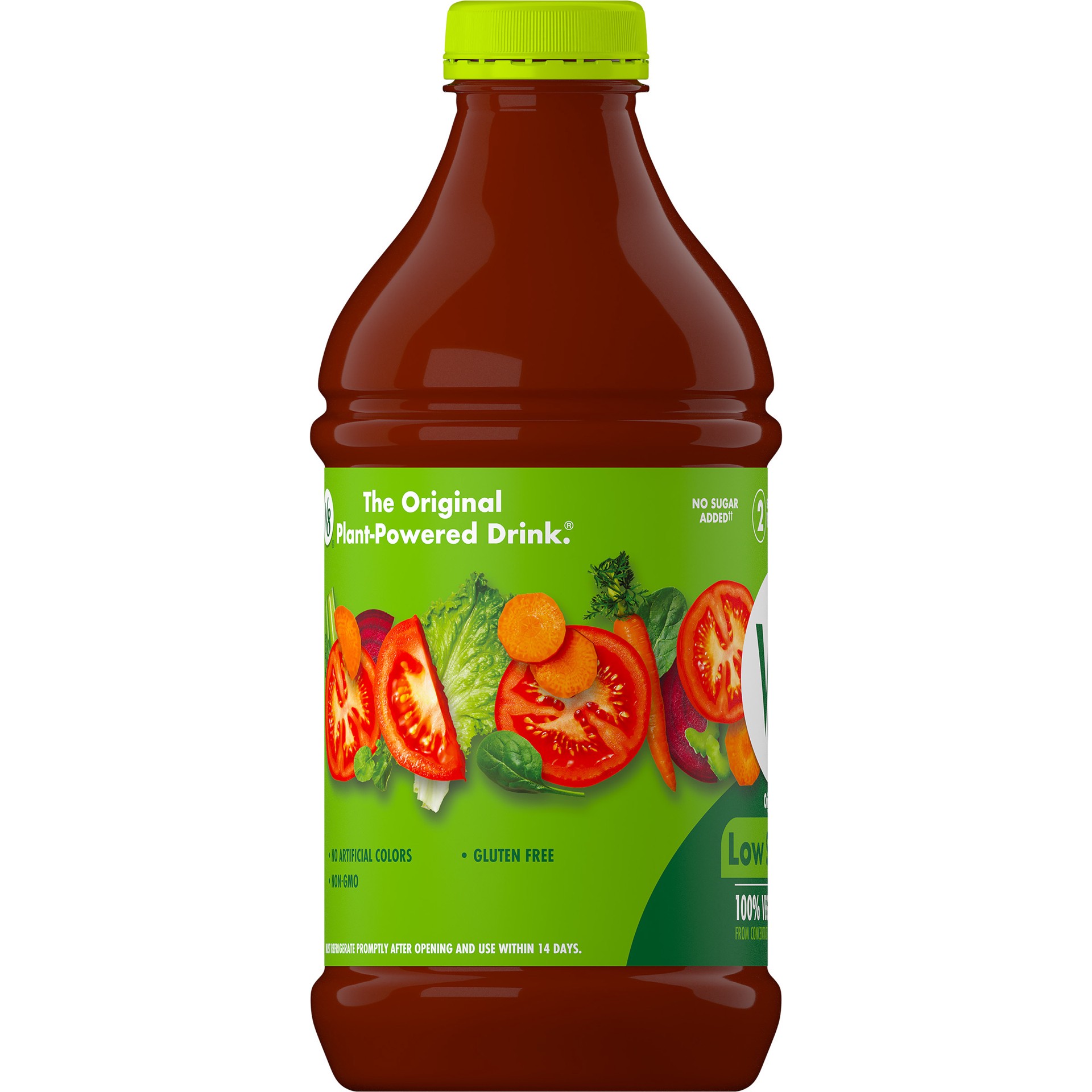 slide 5 of 5, V8 Low Sodium Original 100% Vegetable Juice, 46 fl oz Bottle, 46 oz