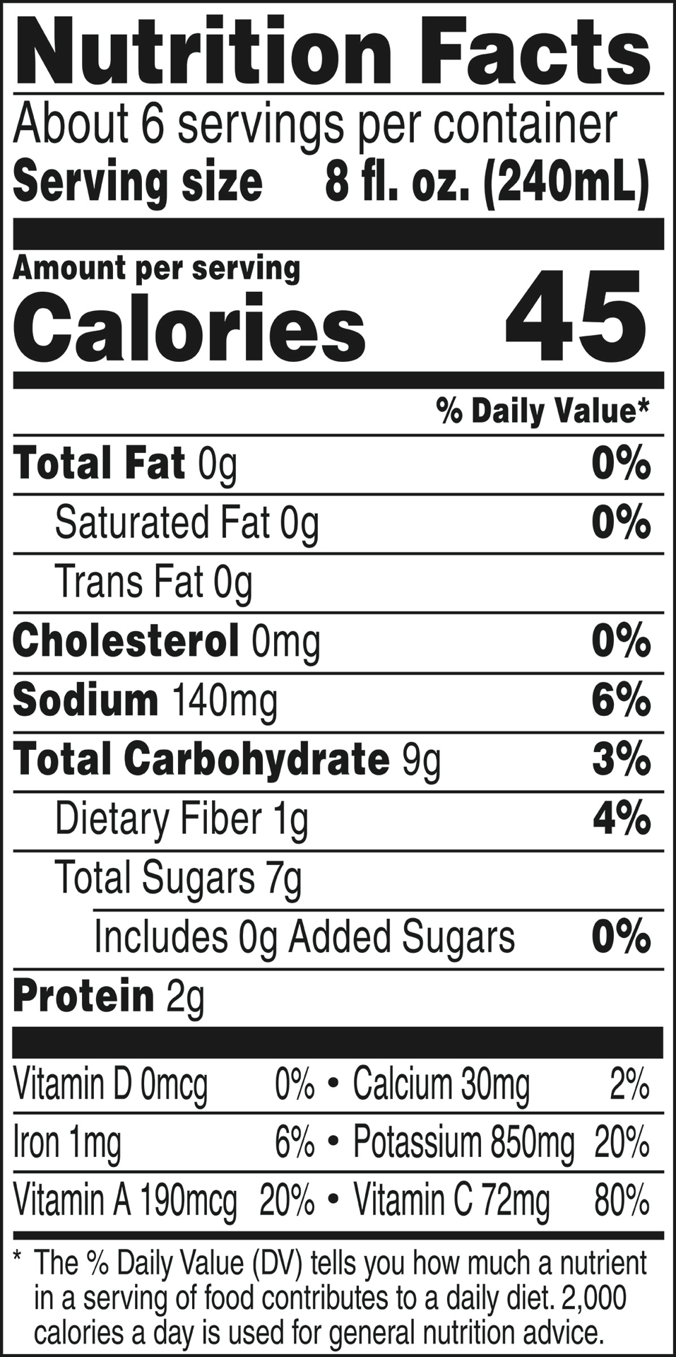 slide 2 of 5, V8 Low Sodium Original 100% Vegetable Juice, 46 fl oz Bottle, 46 oz