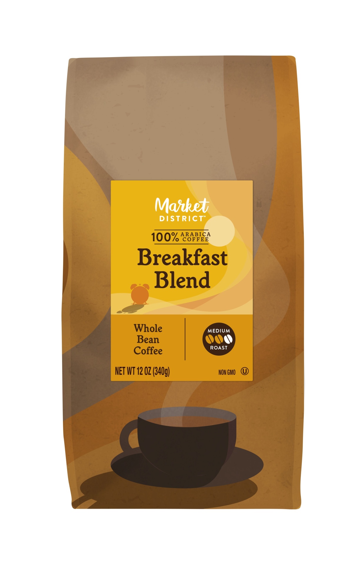 slide 1 of 1, Md Bag Whole Bean Coffee Breakfast Blend - 12 oz, 12 oz