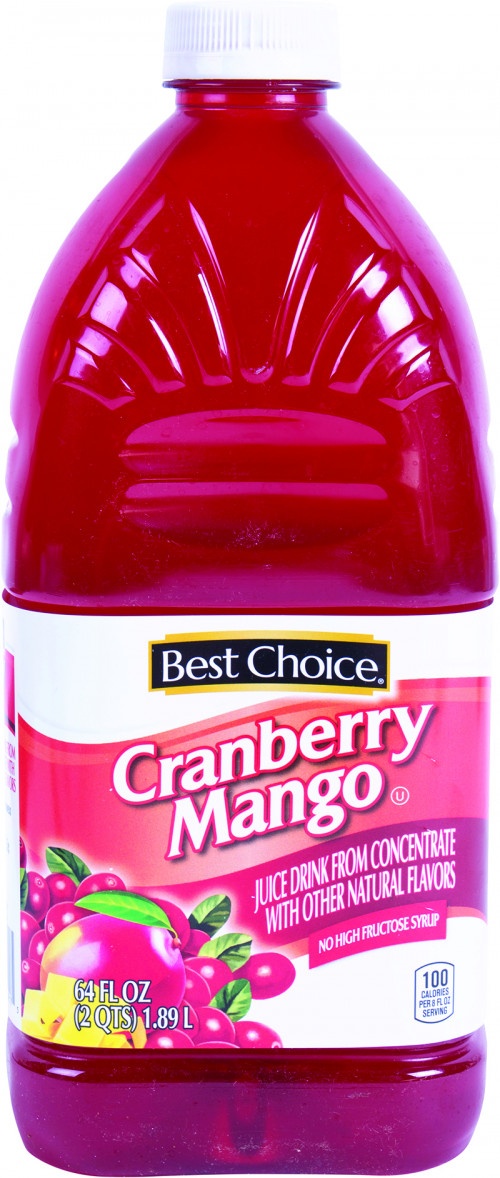 slide 1 of 1, Best Choice Cranberry-Mango Juice from Concentrate - 64 fl oz, 64 fl oz