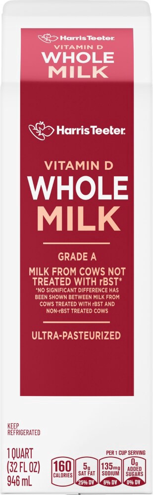 slide 4 of 5, Harris Teeter™ Whole Milk, 32 fl oz