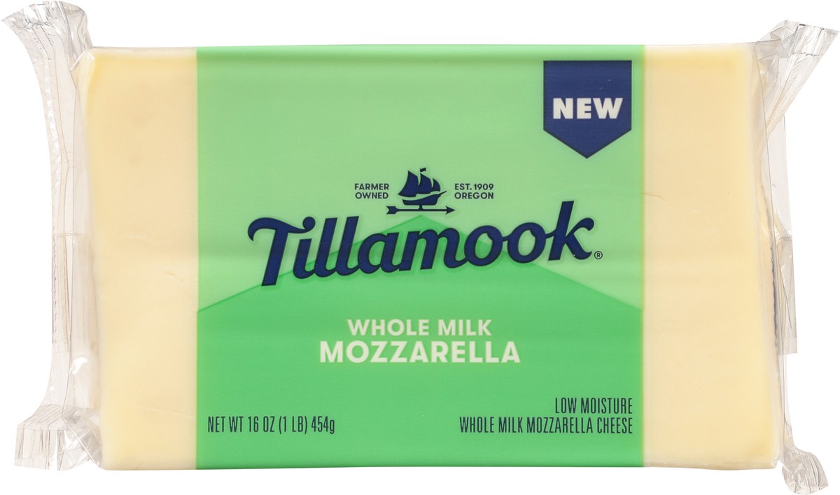 slide 3 of 13, Tillamook Whole Milk Mozzarella Cheese 16 oz, 16 oz