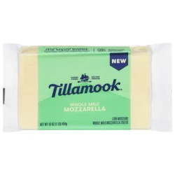Tillamook Low Moisture Whole Milk Mozzarella Cheese 16 oz