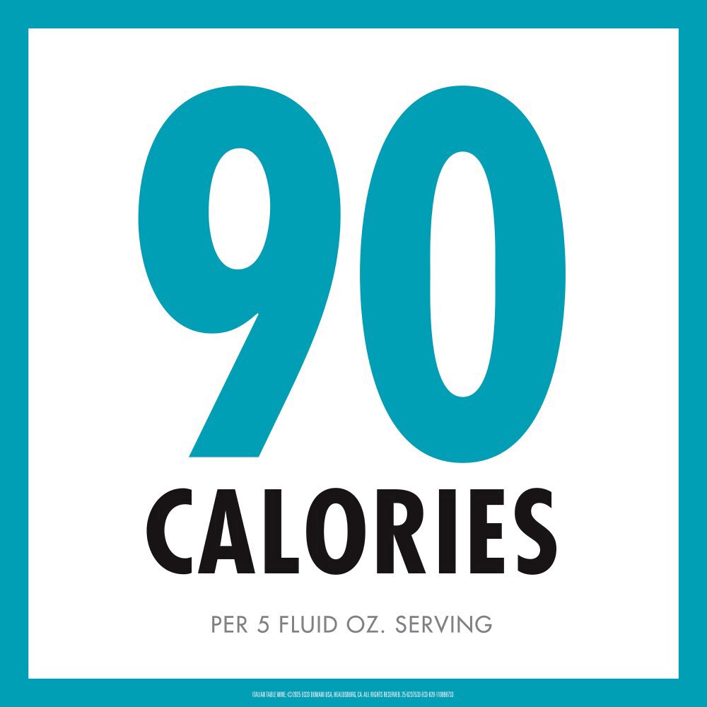 slide 5 of 6, Ecco Domani 90 Calorie Pinot Grigio Italian White Wine, 750 ml