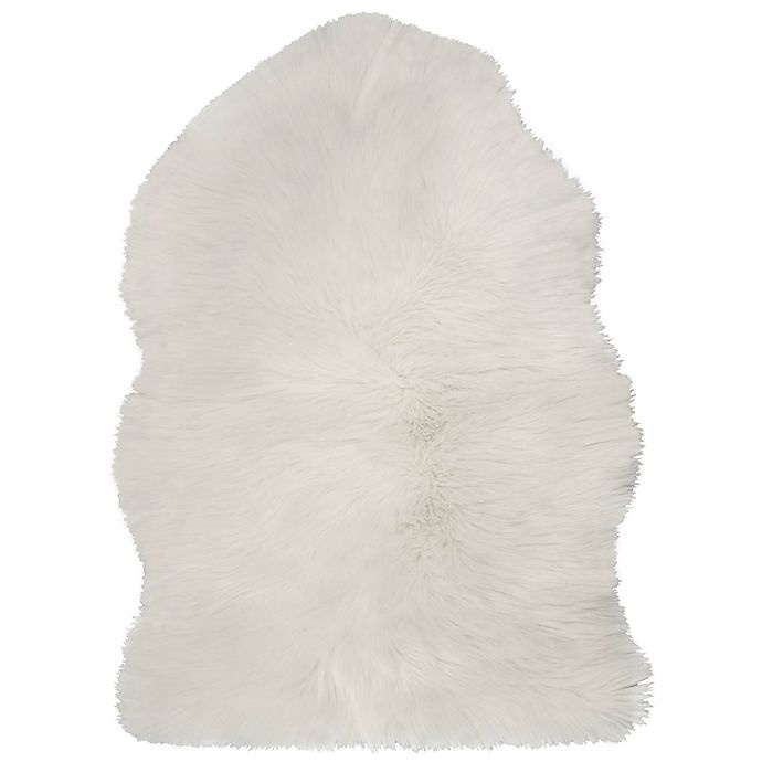 slide 1 of 1, Home Dynamix Aspen Faux Fur Accent Rug - Ivory, 2 ft x 3 ft