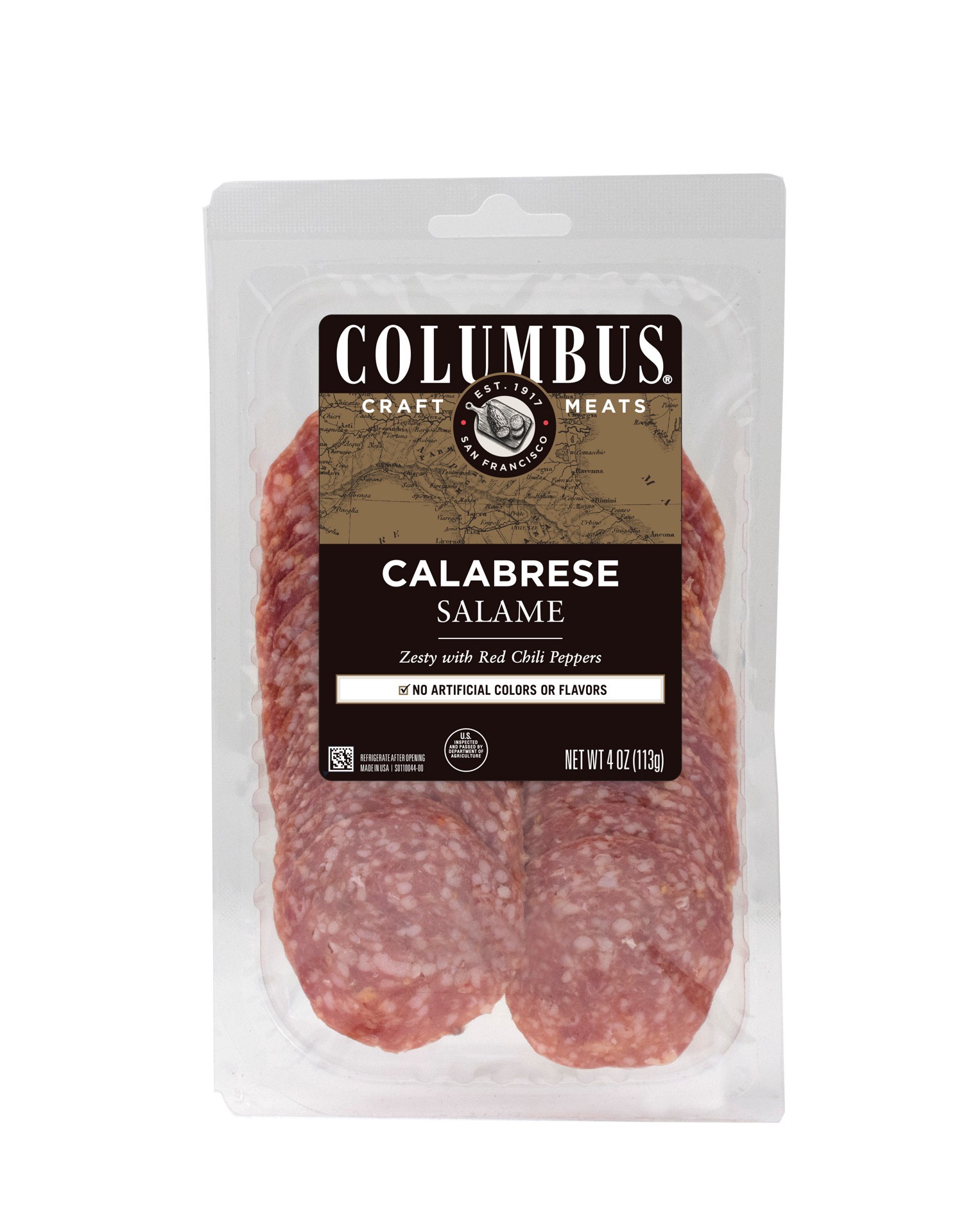 slide 1 of 1, Columbus Calabrese Euro Tray, 4 oz