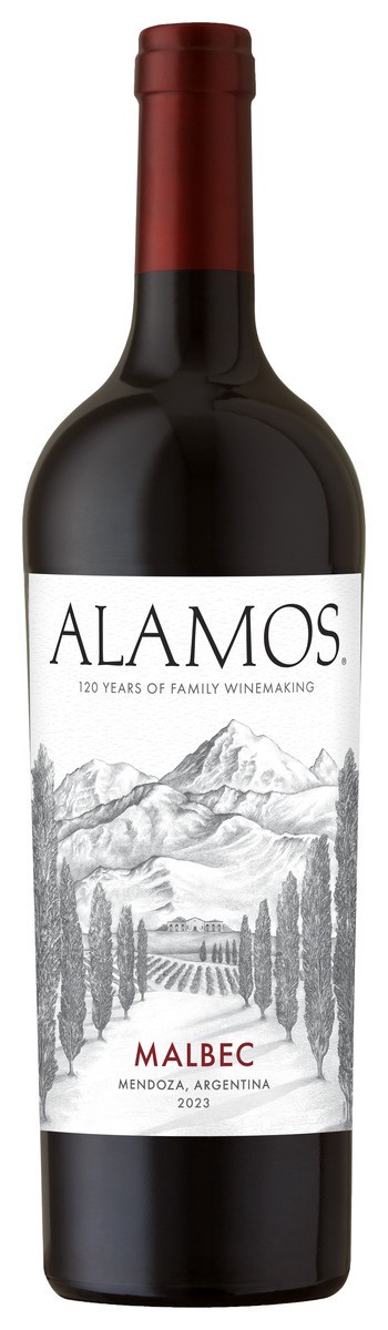 slide 1 of 7, Alamos Malbec Argentina Red Wine 750ml, 750 ml