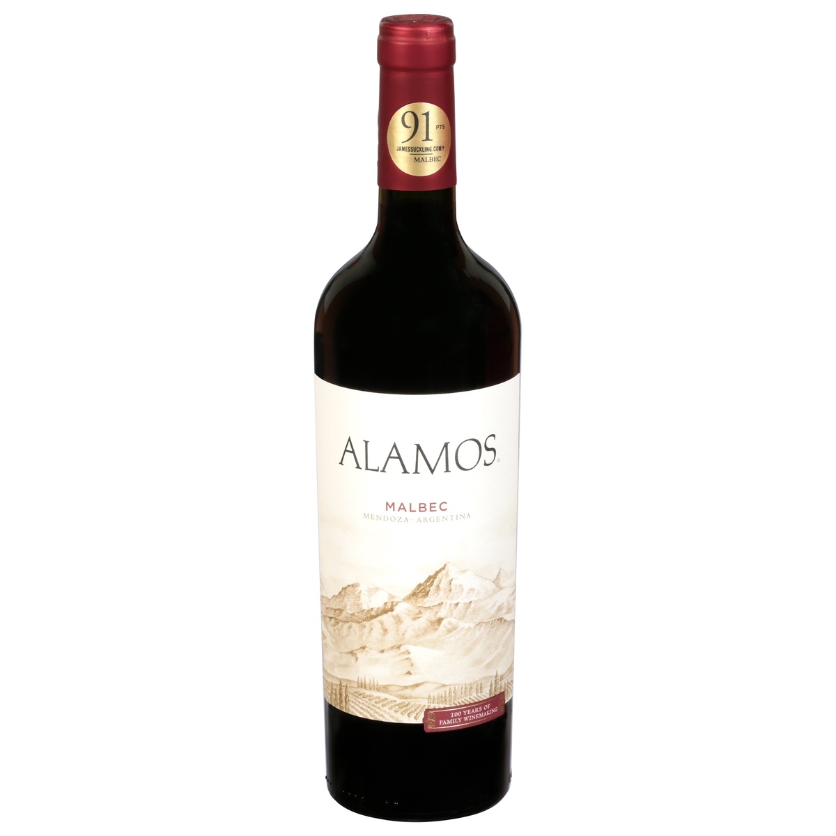 slide 1 of 4, Alamos Malbec, 750 ml