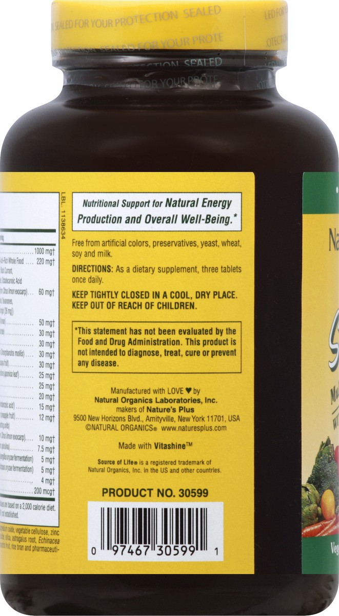 slide 7 of 7, Nature Plus Multi-Vitamin & Mineral 180 ea, 180 ct