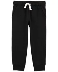 Carter's Carters Baby Pull-On French Terry Joggers Black 18M
