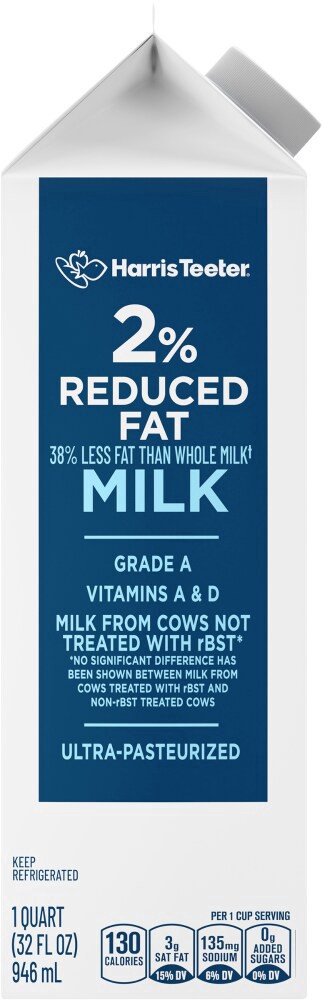 slide 4 of 5, Harris Teeter™ 2% Reduced Fat Milk, 32 fl oz